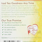 True Citrus Peach Iced Tea Mix - Instant Powdered Drink Packets, 6 Count (Pack of 4), Red