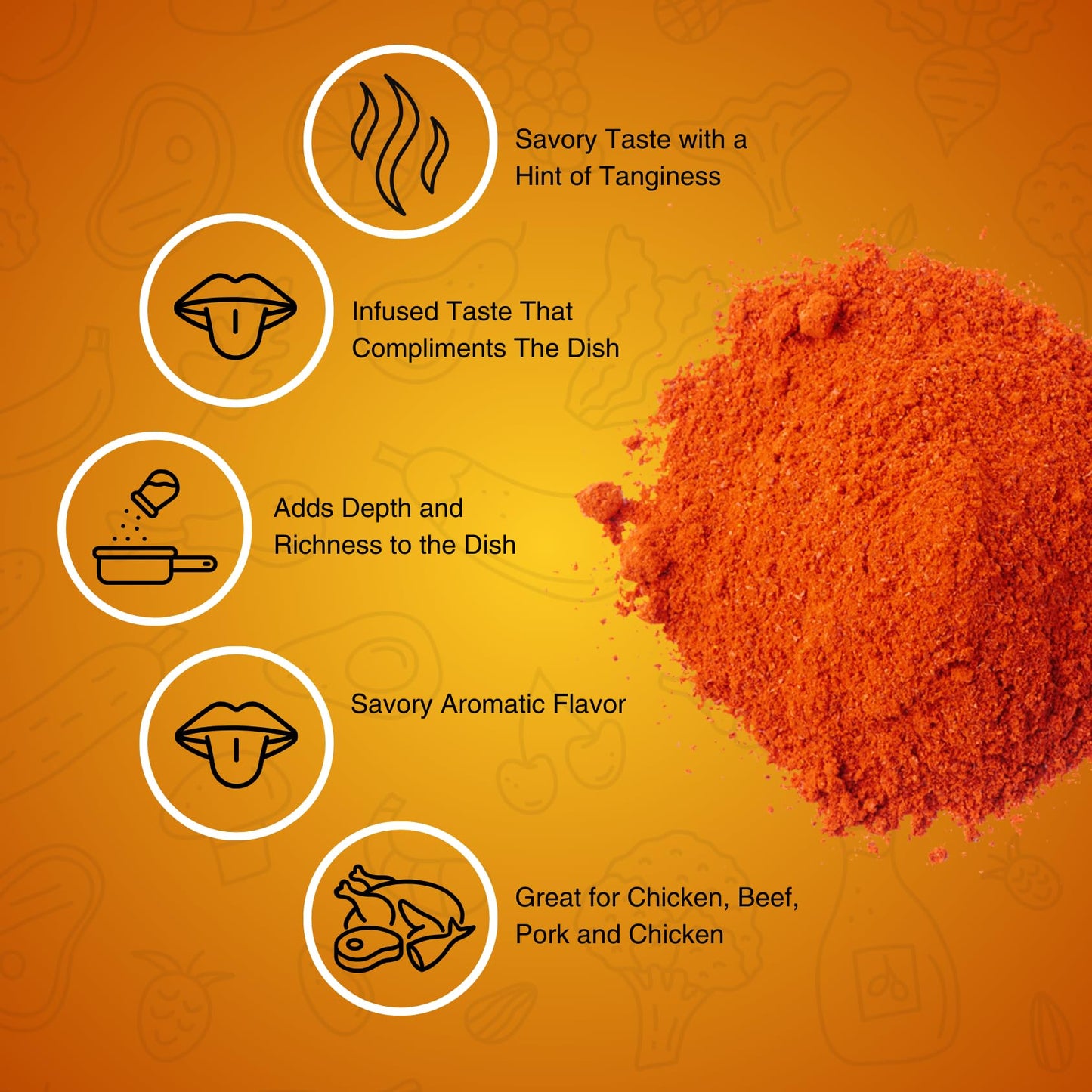 K-Town Krack BBQ Rub and Spice Blend for Chicken, Beef, Pork, Fish - 5oz Seasoning