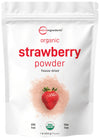 Organic Strawberry Powder, 1 Lb | 100% Natural Fruit Powder | Freeze-Dried Strawberries Source | No Sugar & Additives | Great Fl