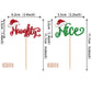 24 Pcs Naughty Or Nice Cupcake Toppers Glitter Santa Hat Merry Christmas Cupcake Picks Naughty Or Nice Cake Decorations For Merr