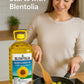 BLENTOLIA 100% Pure Sunflower Oil - Non-GMO, Light Taste, 4.5L, Ideal for Frying, Cooking & Baking