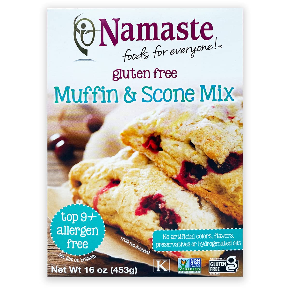 Namaste Foods, Gluten Free Muffin & Scone Mix, 16-Ounce Bags (Pack Of 6)