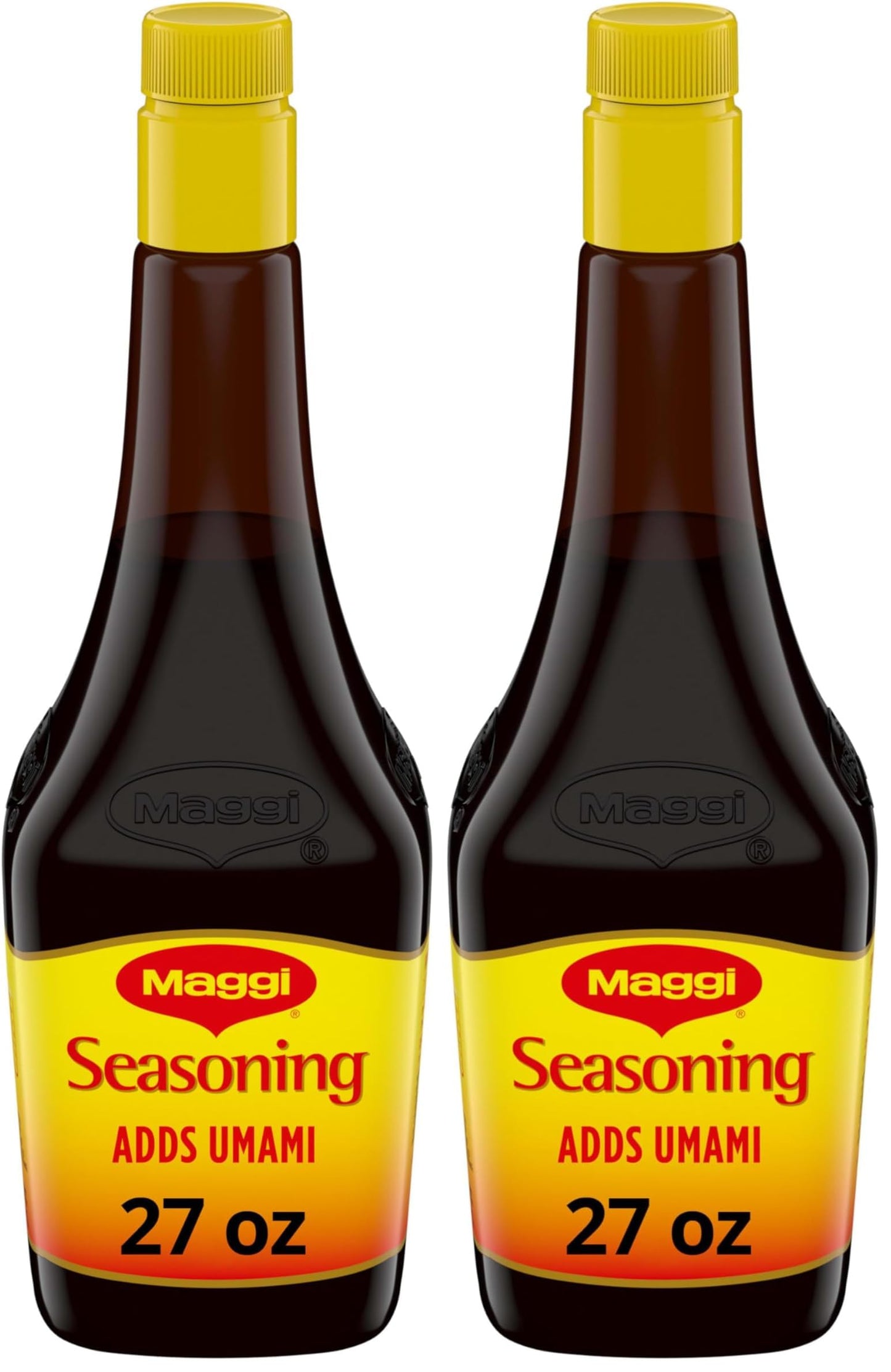 Maggi Seasoning, Umami Seasoning, add a delicious roasted flavor without adding meat, no added MSG, 27 fl oz (Pack of 2)