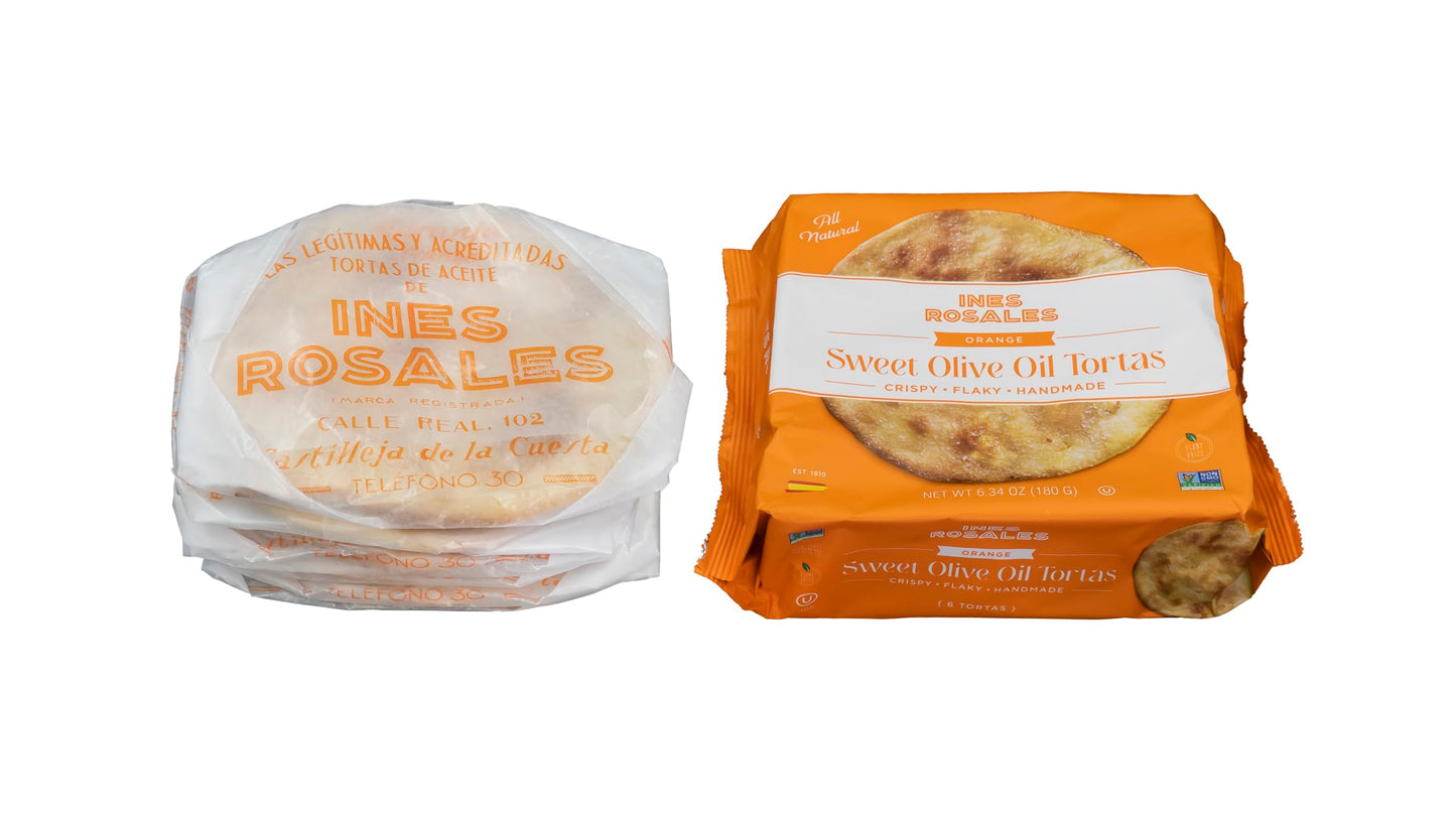 Ines Rosales Sweet Seville Orange Torta, 6.34 OZ, Pack of 1