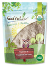 Food to Live Organic Barley Flour, 3 Pounds - Non-GMO, Stone Ground from Whole Hulled Barley, Fine, Kosher, Vegan, Bulk. Rich in
