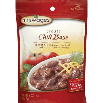 Mrs. Wages W537-J4425 5 Oz Chili Base Mix Seasoning - Quantity 4