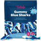 Blue Sharks Gummy Candy, Blue Raspberry Marshmallow Flavor, 2-Pound Pack