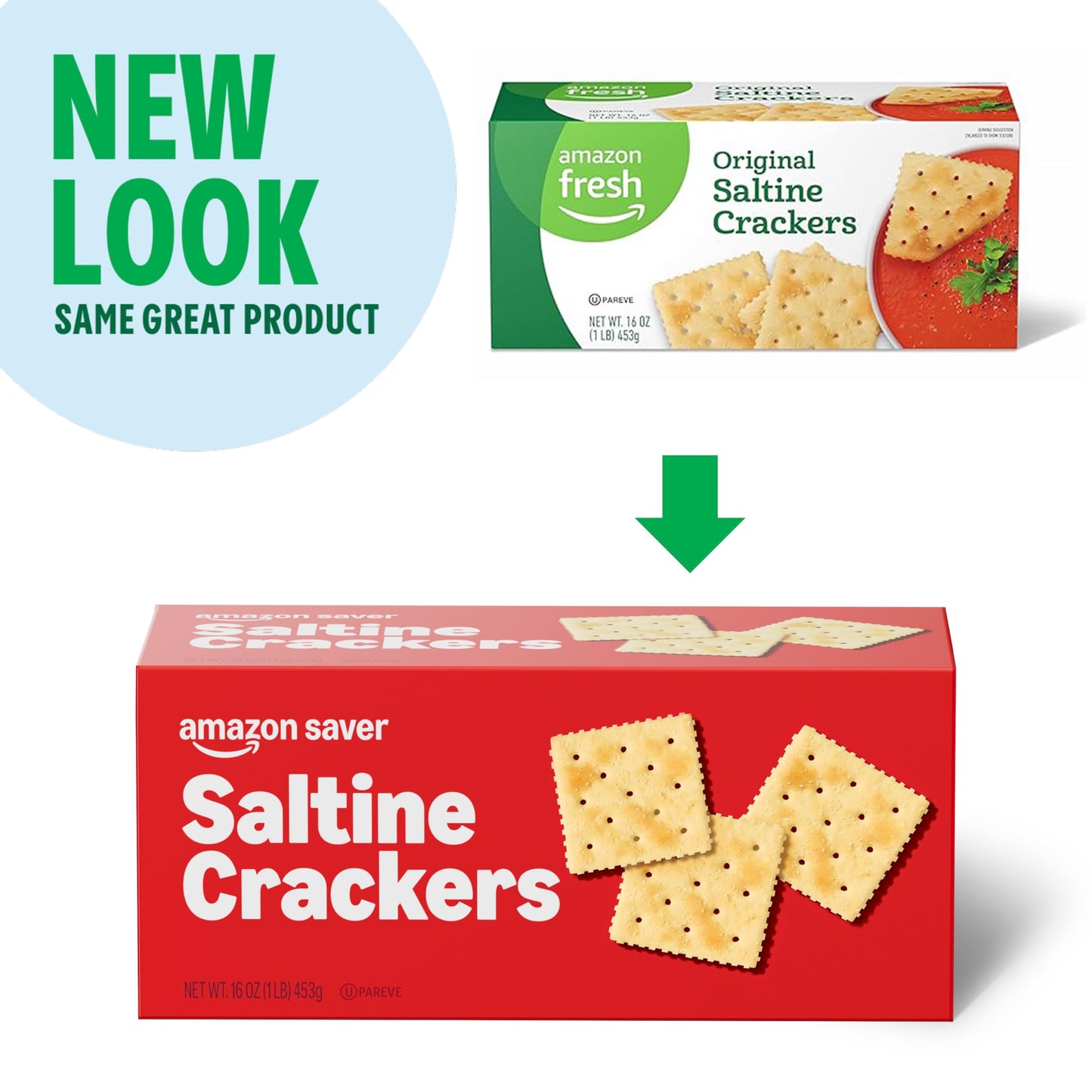 Large Online Retailer Saver, Saltine  Ers, 16 Oz (Previously Large Online Retailer Fresh, Packaging May Vary)