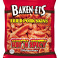 Fried Pork Skins, Hot & Spicy, 4 oz. (Pack of 4)