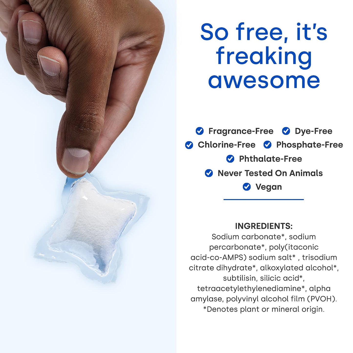 Dropps Dishwasher Detergent Pods: Unscented 64 Count Powers Away Baked On Food No Pre-Wash Powered By Natural Mineral-Based Ingr