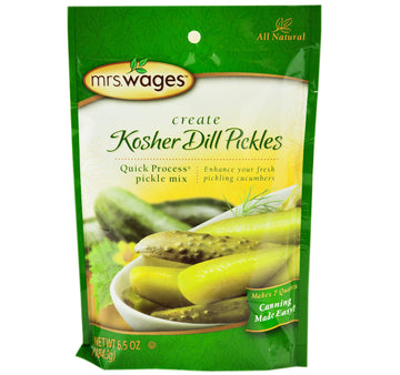 Mrs. Wages Quick Process Pickle Seasoning Mix- Two Packets (Kosher Dill)