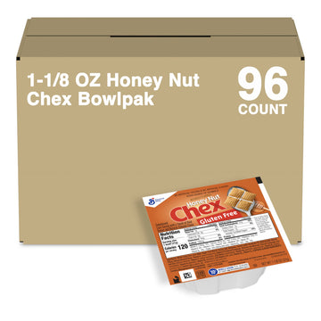 Honey Nut Chex Cereal Single Serve Bowlpak (Pack of 96)