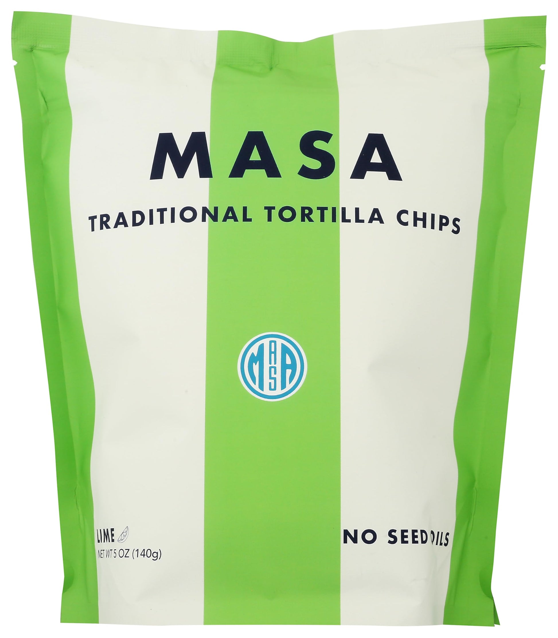 MASA Lime Tortilla Chips, 5 OZ
