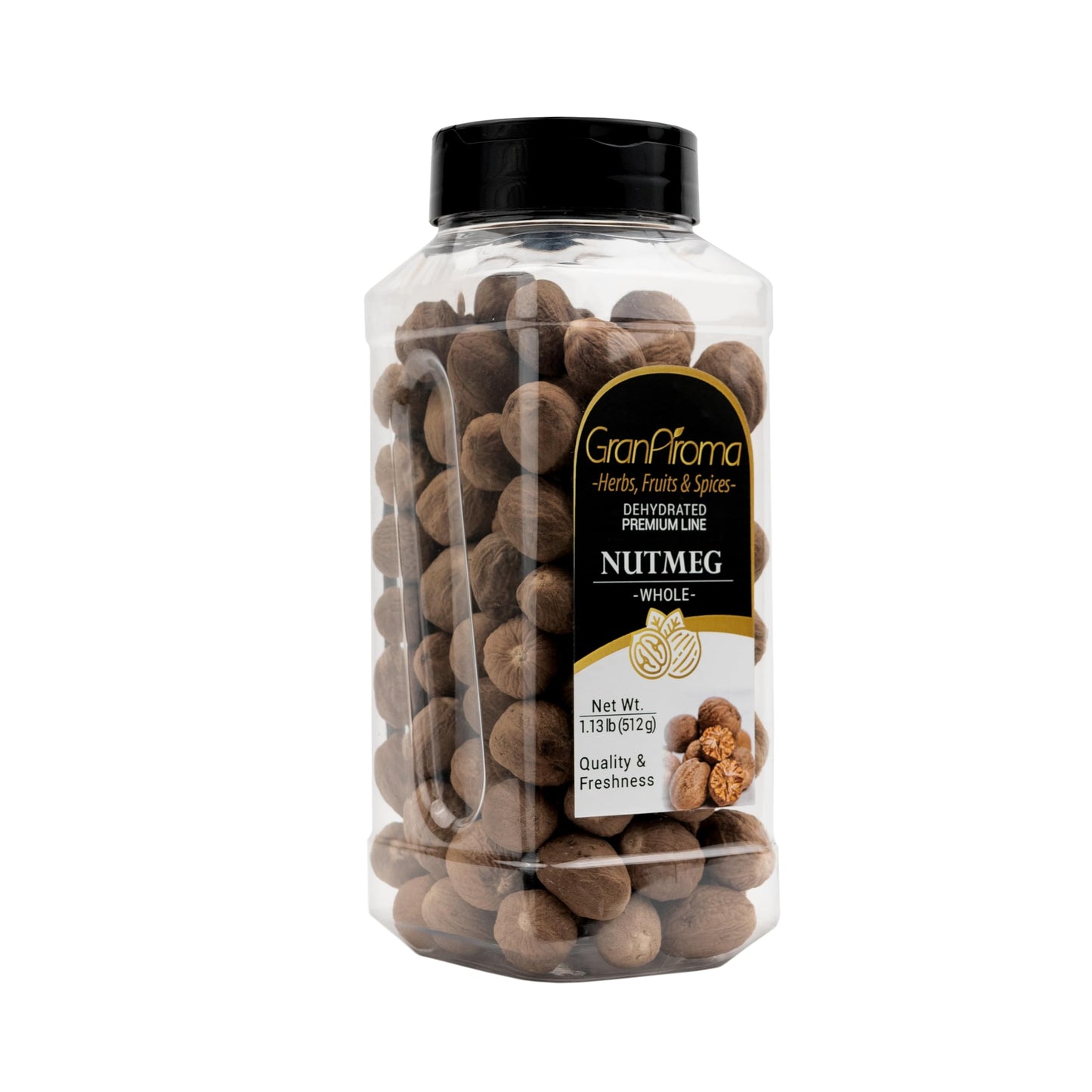 Granaroma Whole Nutmeg, Sweet & Savory Dishes, Baking, Whole Nut (1.13 Pound)