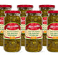 Mezzetta Sliced Tamed Jalapeno Peppers, Medium Heat | Kosher, Gluten, Keto | 16 Fluid Ounce Jar (Pack of 6)