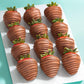 A Gift Inside Chocolate Dipped Strawberries - 12 Count Berries