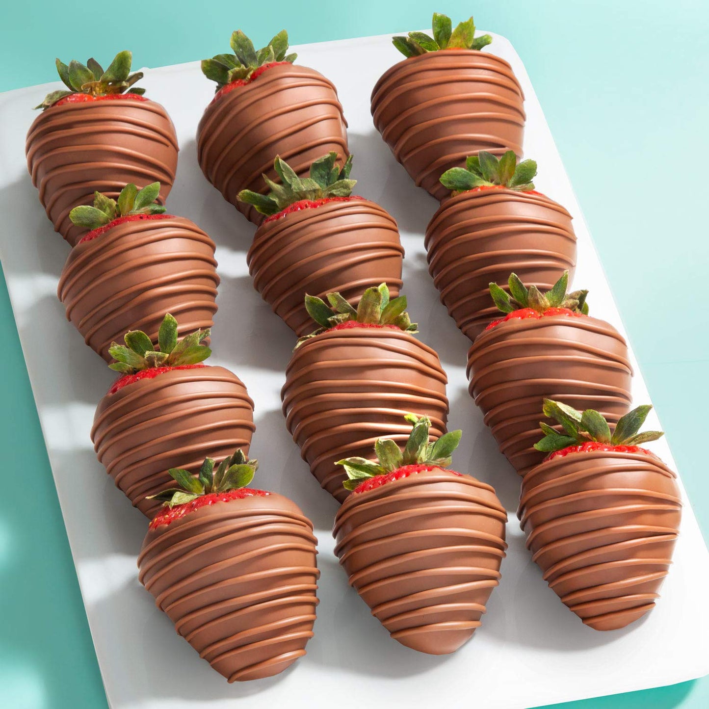 A Gift Inside Chocolate Dipped Strawberries - 12 Count Berries