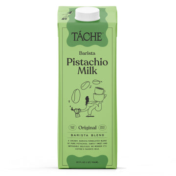 T  che Pistachio Milk - Plant Based Nut Milk & Pistachio Creamer - Rich, Smooth, Barista Blend, Lightly Sweetened, Non Dairy Cre