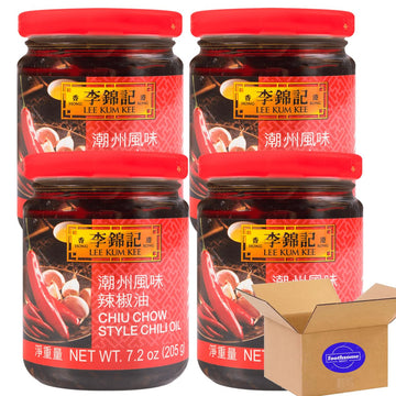 lkk Chiu Chow Chili Oil 7.2oz (4pack, 7.2oz)