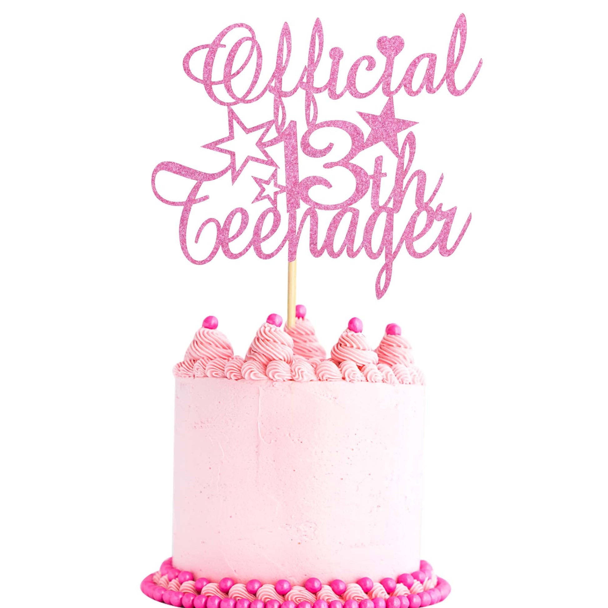 Arthsdite Official Teenager 13 Cake Topper 13 Cake Topper 13Th Birthday Cake Decoration For Thirteen Teens Girls Boys 13Th Birth