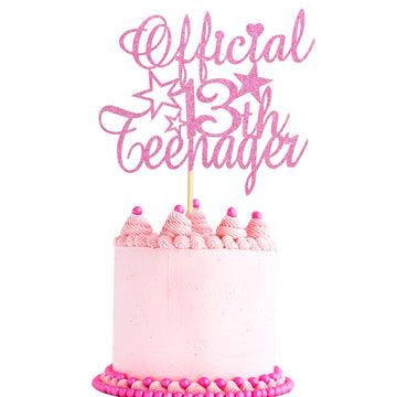 Arthsdite Official Teenager 13 Cake Topper 13 Cake Topper 13Th Birthday Cake Decoration For Thirteen Teens Girls Boys 13Th Birth