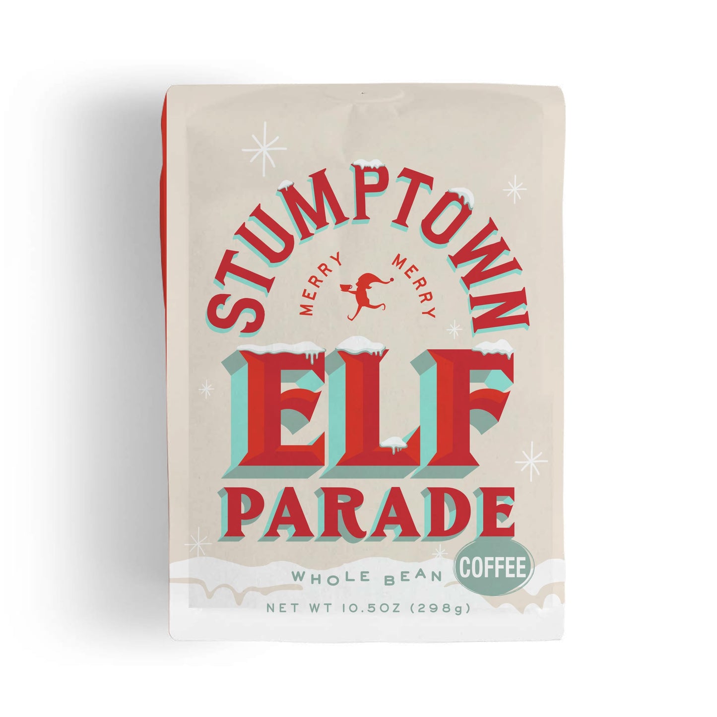 Stumptown Coffee Roasters  Medium Roast Whole Bean Coffee - Elf Parade Holiday Blend  Flavor Notes of Butterscotch  Chocolate and Baking Spice - 10.5 Ounce Bag