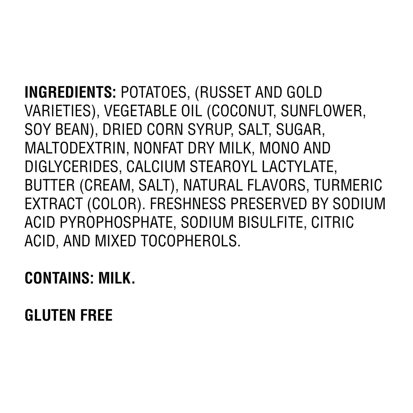 Idahoan Mashed Potatoes, Buttery Golden Selects, 4.1 Ounce (Pack of 10)