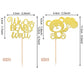 24 Pcs We Can Bearly Wait Cupcake Toppers Glitter Balloon Bear Cupcake Picks For Gender Reveal Baby Bear Theme Baby Shower Kids
