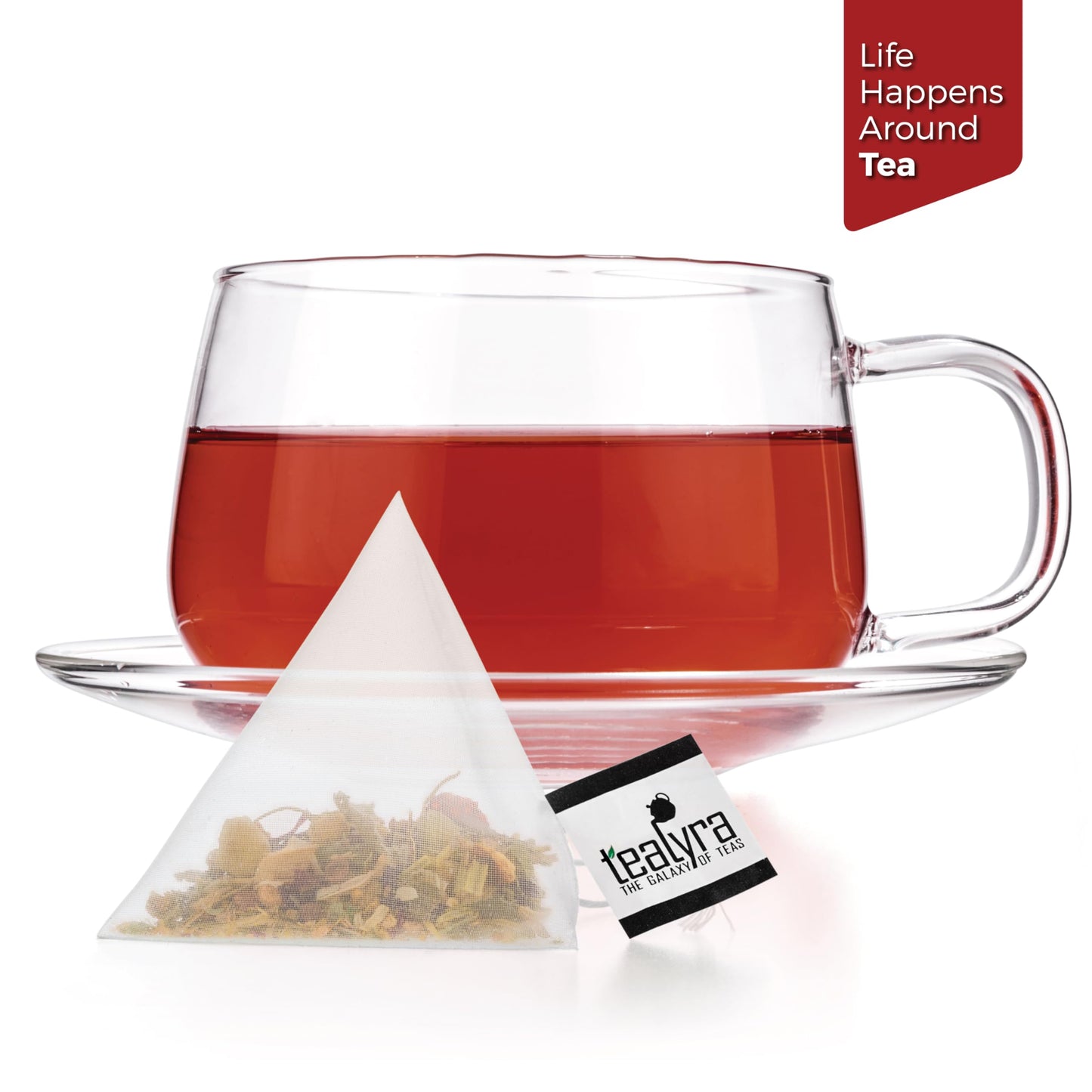 Tealyra Loose Leaf Tea - Scandinavian Wild Berry Health Tonic - Caffeine-Free - 25 Bags