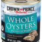 Crown Prince Natural Whole Boiled Oysters, 8-Ounce Cans (Pack Of 12)
