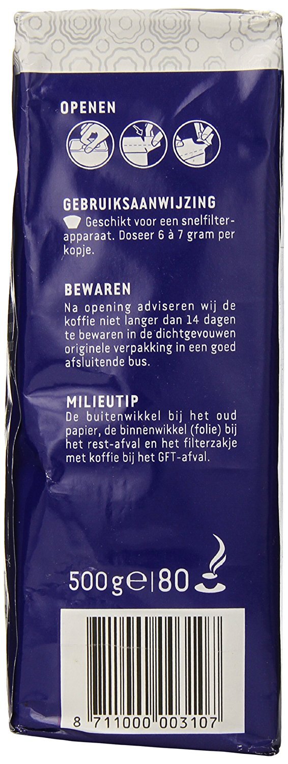 Douwe Egberts Aroma Rood Decaf Coffee, 17.6 Ounce, Pack of 1
