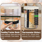 Sourdough Bread Starter Jar Kit - 2 Pcs 34Oz Glass Containers With Lids For Sourdough, 2 Baking Mats, Feeding Band, Thermometer Sticker, Bread Baking Tool Supplies For Homemade Baker Beginner Gift