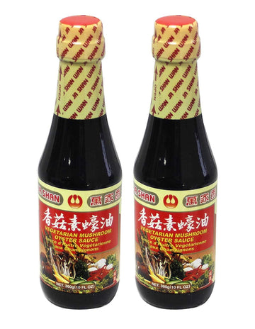 Wan Ja Shan Vegetarian Mushroom Oyster Sauce, 10Oz Pack Of 2. Vegan. Non-Gmo. No Msg Added. 100% Naturally Brewed. No Chemical S