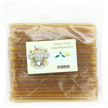 English Tea Store Honey Sticks, Orange Blossom, 100 Count