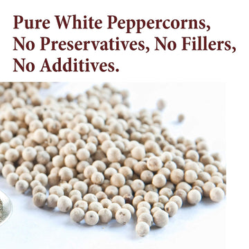The Spice Way White Peppercorns - 4 oz - Pack of 1