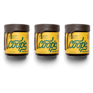 Coops Original Hot Fudge, 10 Ounce (Pack of 3): All Natural, Gourmet, Handcrafted, Gluten Free, Non-GMO, Chocolate Ice Cream To