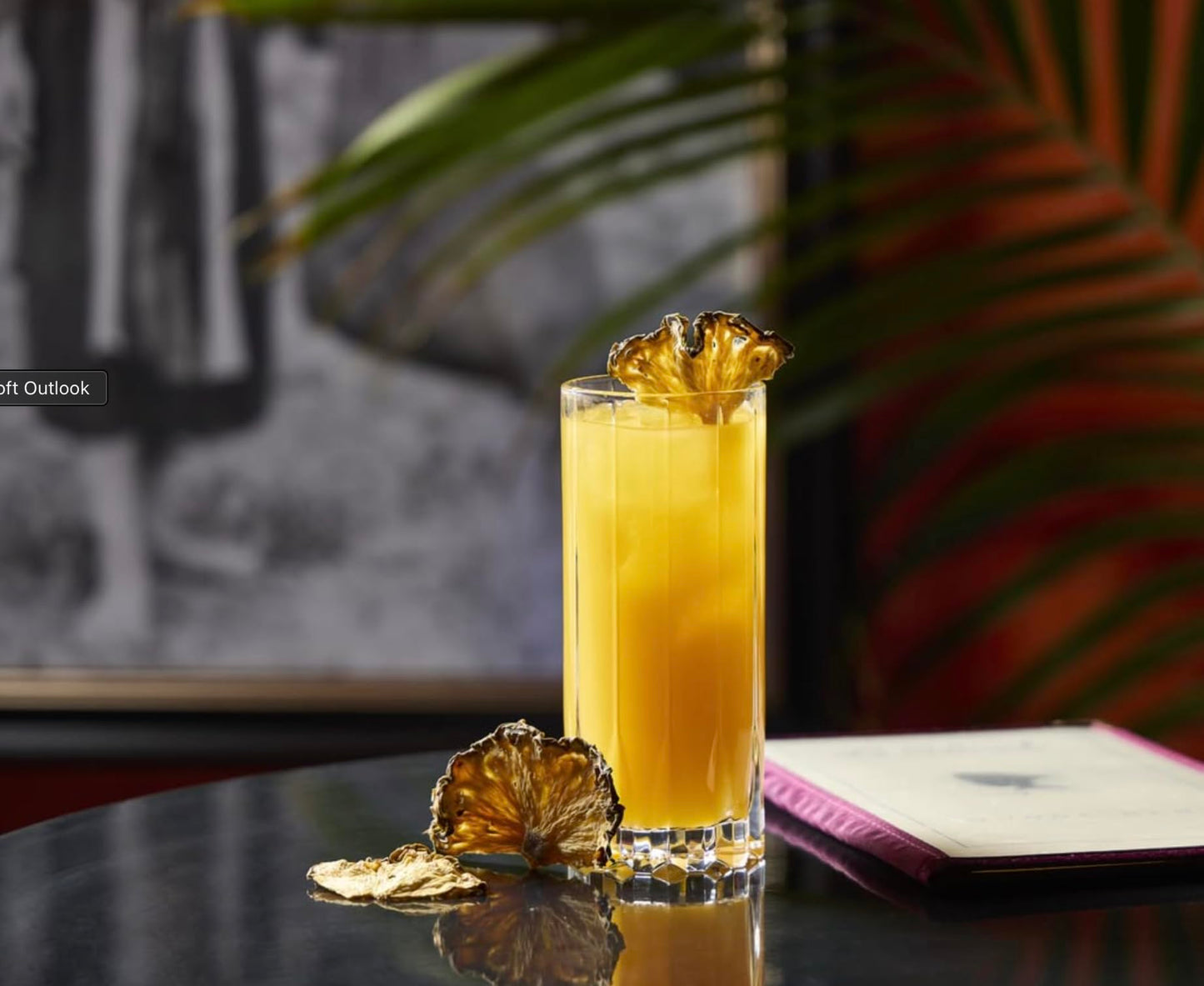 Small Batch Cocktail Garnish Co. Dehydrated Pineapple Slices for Cocktails - 14 Slices