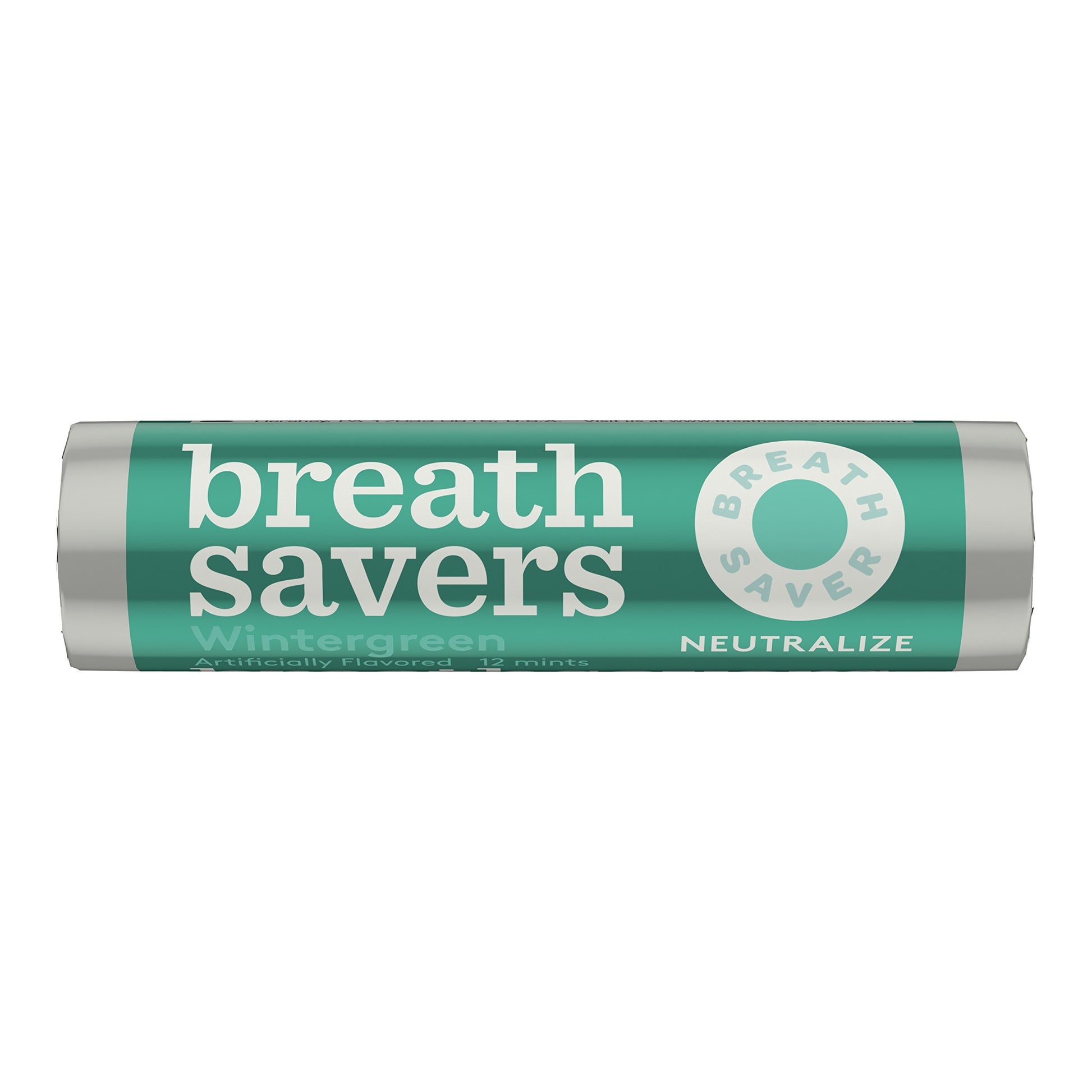 Breath Savers Mints, Wintergreen Flavor, 0.75 Ounce, Pack of 1, Plastic