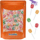 Halloween Multicolor Skulls Tattoo Lollipop Suckers Candy  Great for Halloween Goody Bag Fillers  Individually Wrapped  6 gram Pop (Half-Pound)