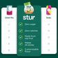 Stur Liquid Water Enhancer | Summer Variety Pack | Naturally Sweetened | Sugar Free | Zero Calories | Keto | Vegan | 5 Bottles,