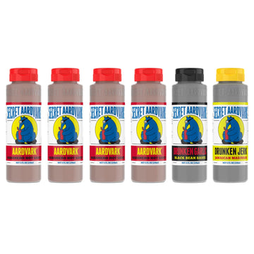 Secret Aardvark Hot Sauce Variety Pack - Drunken Jerk, Drunken Garlic, and Habanero Hot Sauce, Low Carb, Hot Sauce & Marinade Gi