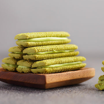 Matcha Cookies 4.05Oz Casual Cookies Matcha Flavored Cookies Snacks (115G/ Box)