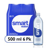 smartwater Vapor Distilled Water, 16.9 Fl Oz, Pack of 6, Model 786162103697