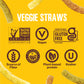 Hippeas Veggie Straws + Sour Cream & Onion | 3.75 Ounce | Vegan, Gluten-Free, Crunchy, Protein Snacks