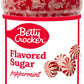 Betty Crocker Peppermint Candy Cane Flavored Sugar - Holiday Finishing Sugar Topping For Hot Chocolate  Chocolate Fudge  Drinks  and more 3.9 oz