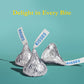 Hershys Kisses Milk Chocolate, Classic Silver Wraps, 1 Pound Bag (Approx. 100 Pieces) - Perfect For Gifts, Parties, And Special