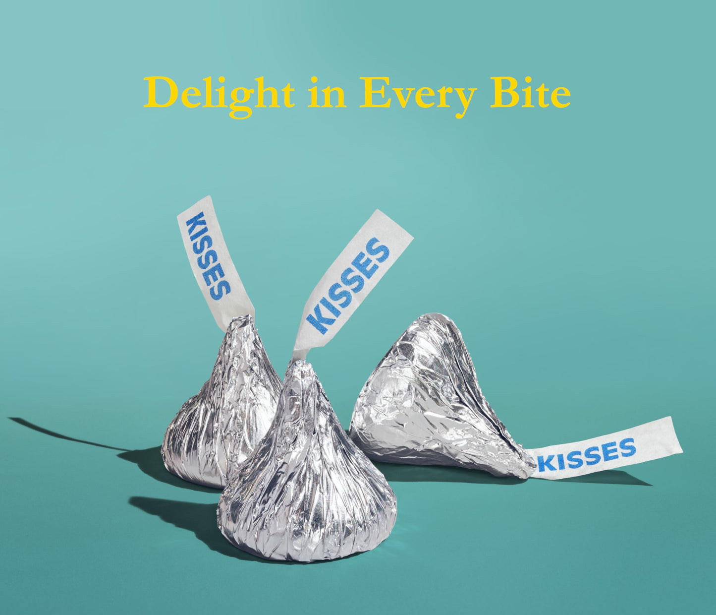 Hershys Kisses Milk Chocolate, Classic Silver Wraps, 2 Pound Bag (Approx. 200 Pieces) - Perfect For Gifts, Parties, And Special