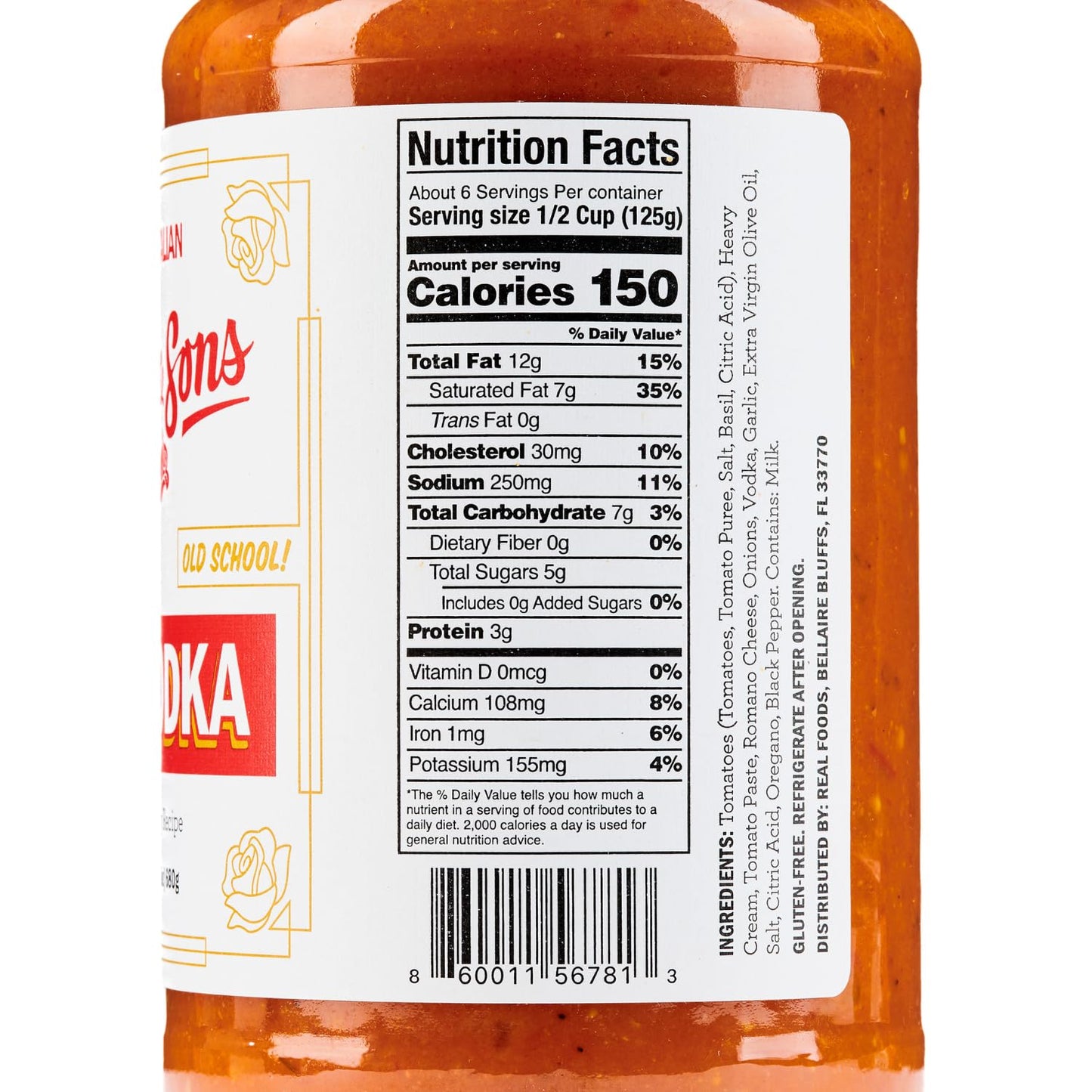 Arthur & Sons spirit-inspired flavor Sauce - Authentic Italian Recipe, All-Natural Ingredients - 2 Pack (48oz)
