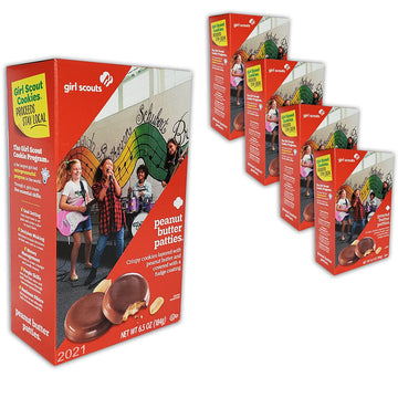 Girl Scout Cookies Peanut Butter Patties (Pack of 4)