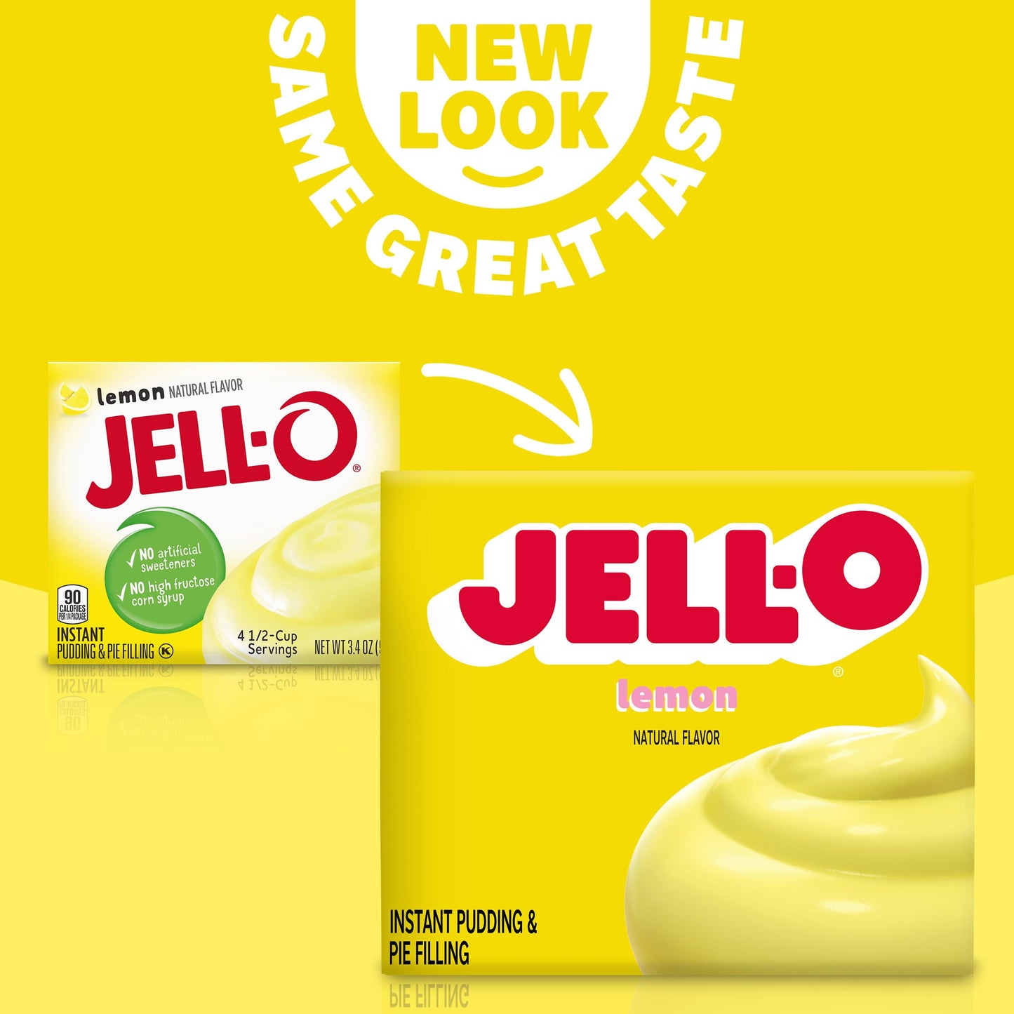 Jell-O Instant Pudding & Pie Filling Mix, Lemon, 3.2 oz Boxes, 24 Count, Model 10043000204402